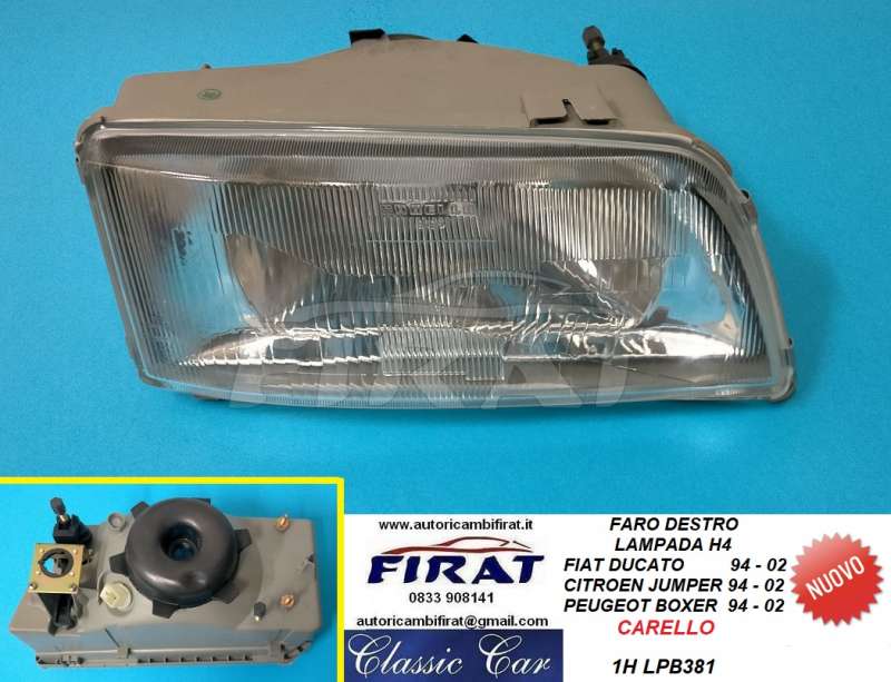 FARO FIAT DUCATO - JUMPER - BOXER 94 - 01 DX (LPB381)